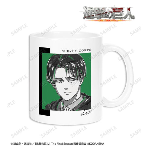 『進撃の巨人』リヴァイ Ani-Art BLACK LABEL マグカップ【202504再販】